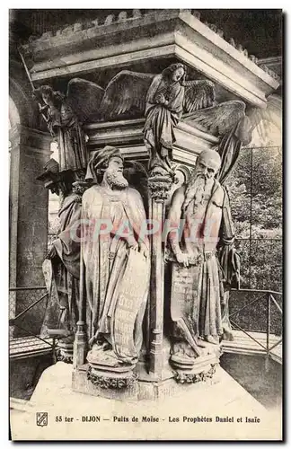 Cartes postales Dijon Puits De Moise Les Prophetes Daniel Et Isaie