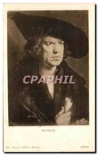 Cartes postales Retrato Madrid Durer