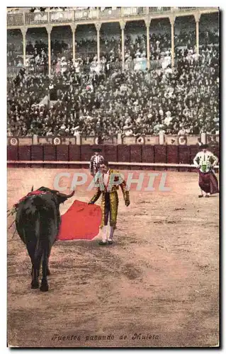 Ansichtskarte AK Juentes pasando de Muleta Corrida