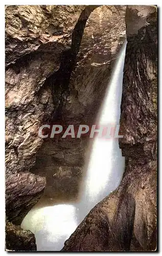 Ansichtskarte AK Lauterbrunnen Trumelbach Oberer Fall
