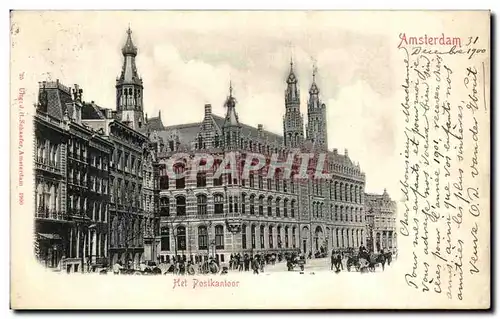 Cartes postales Amsterdam Het Postkantoor