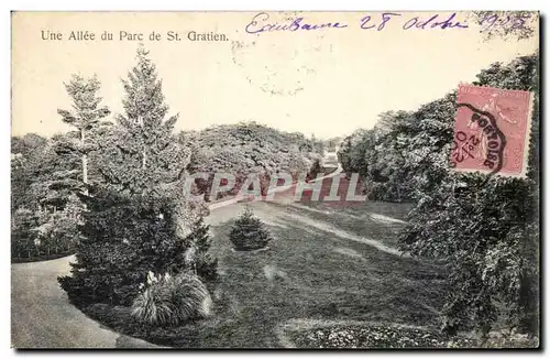 Cartes postales Une Allee Du Parc De St Gratien