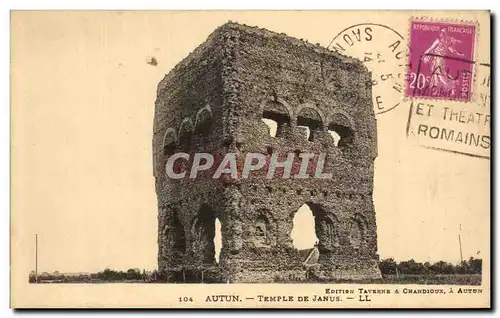 Cartes postales Autun Temple De Janus