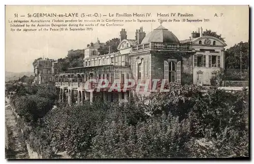 Cartes postales Saint Germain En Laye Le Pavillon Henri