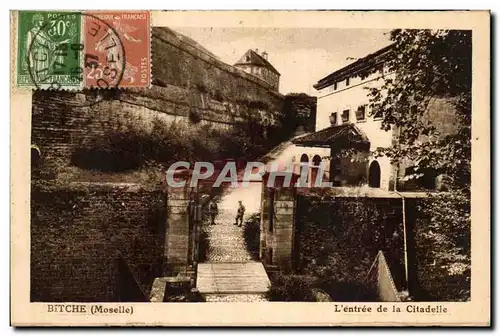 Cartes postales Bitche L'Entree De La Citadelle Militaria