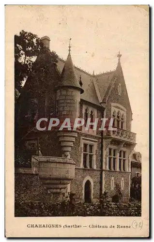 Cartes postales Chahaignes Chateau de Rasne