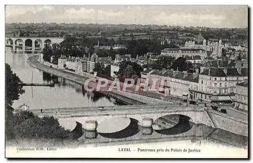 Cartes postales Laval Panorama pris du palais de Justice