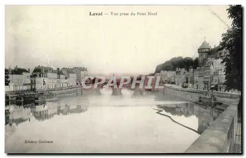 Ansichtskarte AK Laval Vue prise du Pont Neuf