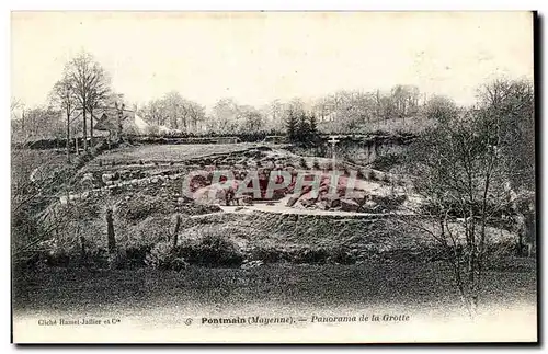 Cartes postales Pontmain panorama de la Grotte