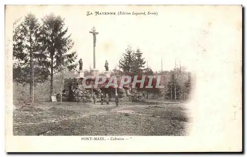 Cartes postales La Mayenne Pont Main Calvaire