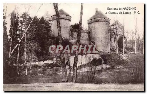 Cartes postales Environs de Mayenne le Chateau de Lassay