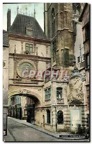 Cartes postales Rouen la Grosse Horloge