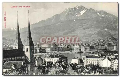 Cartes postales Luzern Und Pilatus