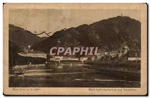 Cartes postales Bad Ems a d Lahn Blick Lahnaufwarts Zur Baderley