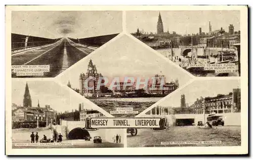 Cartes postales Mersey Tunnel Liverpool