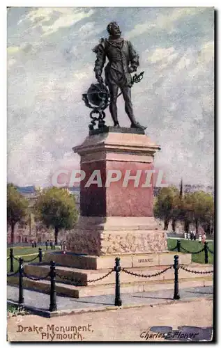 Cartes postales Drake Monument plymouth