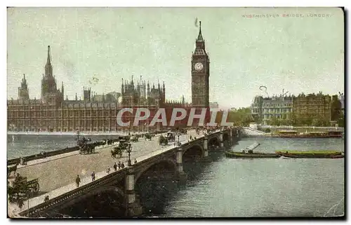 Cartes postales Westminster Bridge London