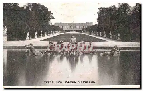 Cartes postales Parc de Versailles Bassin D&#39Apollon