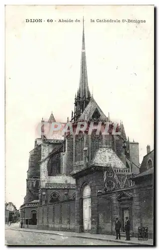 Ansichtskarte AK Dijon Abside De la CAthedrale St Benigne