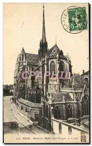 Ansichtskarte AK Dijon Abside De L&#39Eglise Saint Benigne