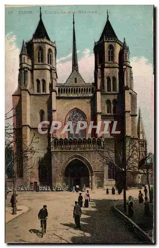 Ansichtskarte AK Dijon Abside De L&#39Eglise Saint Benigne