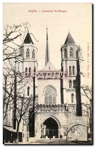 Cartes postales Dijon Cathedrale Saint Benigne