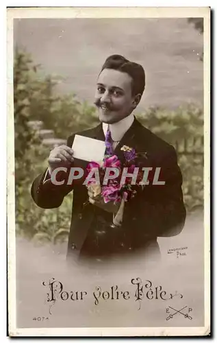 Cartes postales Fantaisie Homme