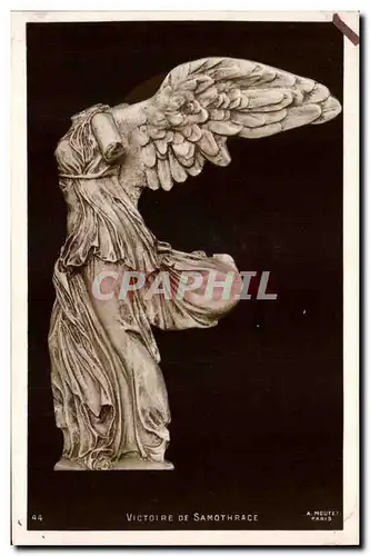 Cartes postales Victoire de Samothrace Paris musee du louvre