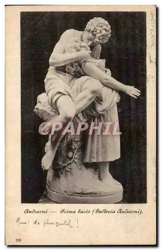 Cartes postales Andreoni Prima bacio Galleria Andreoni