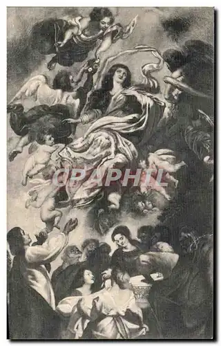 Cartes postales Fantaisie Rubens Assomption de la vierge Cathedrale d&#39Anvers