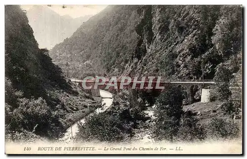 Ansichtskarte AK Route de Pierrefitte Le Grand Pont du Chemin de Fer