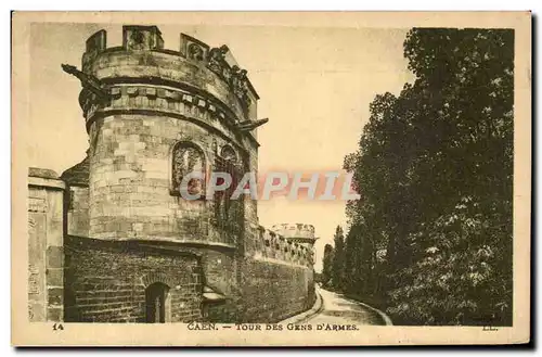 Cartes postales Caen Tour des Gens d&#39Armes