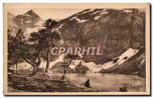 Cartes postales Luchon Le Lac d&#39Espingo Au Dessus du Lac d&#39oo