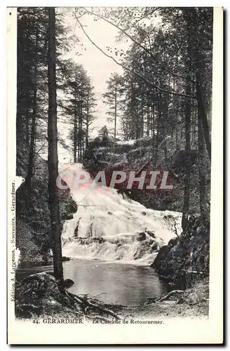 Ansichtskarte AK Gerardmer La Cascade de Retournemer