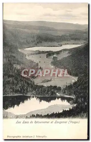 Cartes postales Les Lacs de Retournemer et Longemer