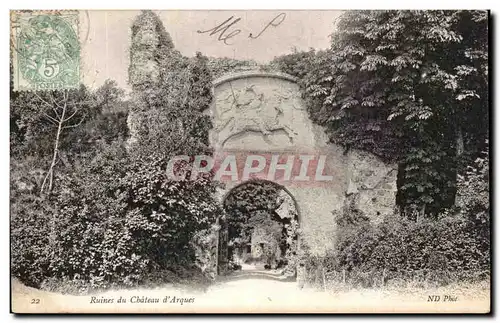 Cartes postales Ruines du Chateau d&#39Arques