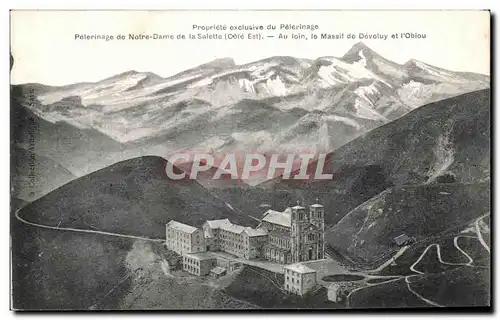 Ansichtskarte AK Propriete exclusive du Peterinage De Notre Dame de la Salette Au loin le Massif de Devoluy et l&