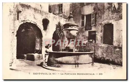 Cartes postales Saint Paul La Fontaine Monumentale