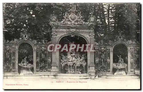 Cartes postales Nancy Fontaine de Neptune