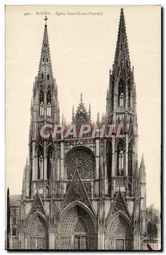 Cartes postales Rouen Eglise Saint Ouen