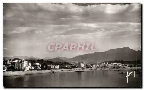 Cartes postales moderne Saint Jean De Luz La Plage et Massif de la Rhune