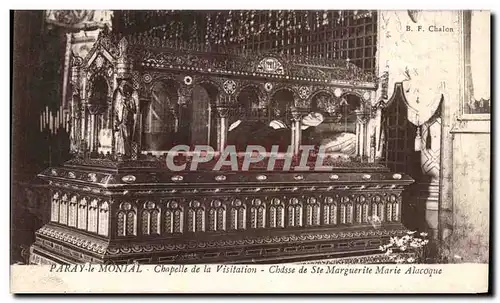 Ansichtskarte AK Paray Le Monial Chapelle De La Visitation Chasse De Ste Marguerite Marie Alacoque