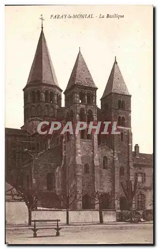 Cartes postales Paray Le Monial Interieur La Basilique