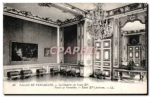 Cartes postales Palais De Versailles La Chambre de Louis XIV