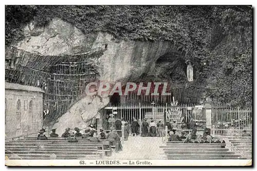 Cartes postales Lourdes La Grotte