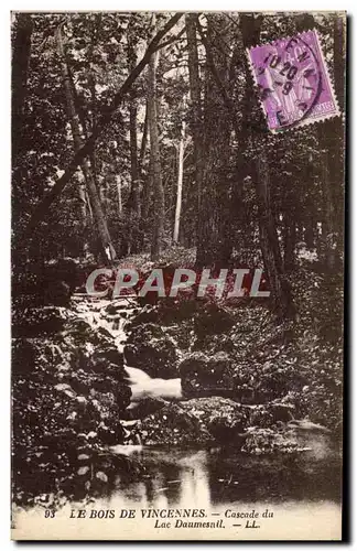 Cartes postales Le Bois De Vincennes Cascade du Lac Daumesnil