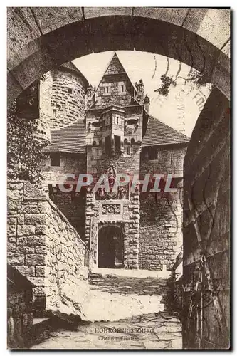 Cartes postales HohKoenigsbourg Chemin d&#39Entree