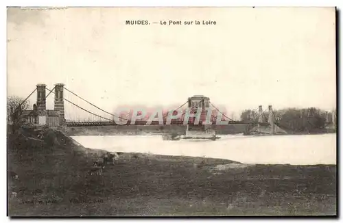Ansichtskarte AK Muides Le Pont sur La Loire