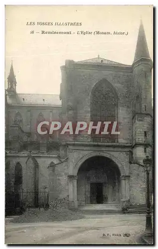 Ansichtskarte AK Les Vosges Illustrees Remiremont L&#39Eglise