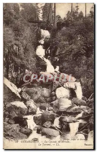 Cartes postales Gerardmer La cascade de Merelle Le Torrent